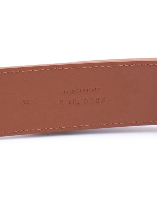 Celine Caskin Suede Logo Belt